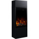 Каминокомплект ALFAMO MILOS 40 Черный + 3D 60х40