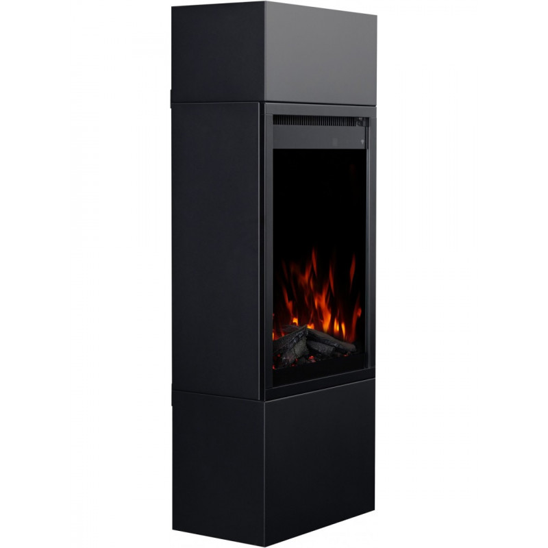 Каминокомплект ALFAMO MILOS 40 Черный + 3D 60х40