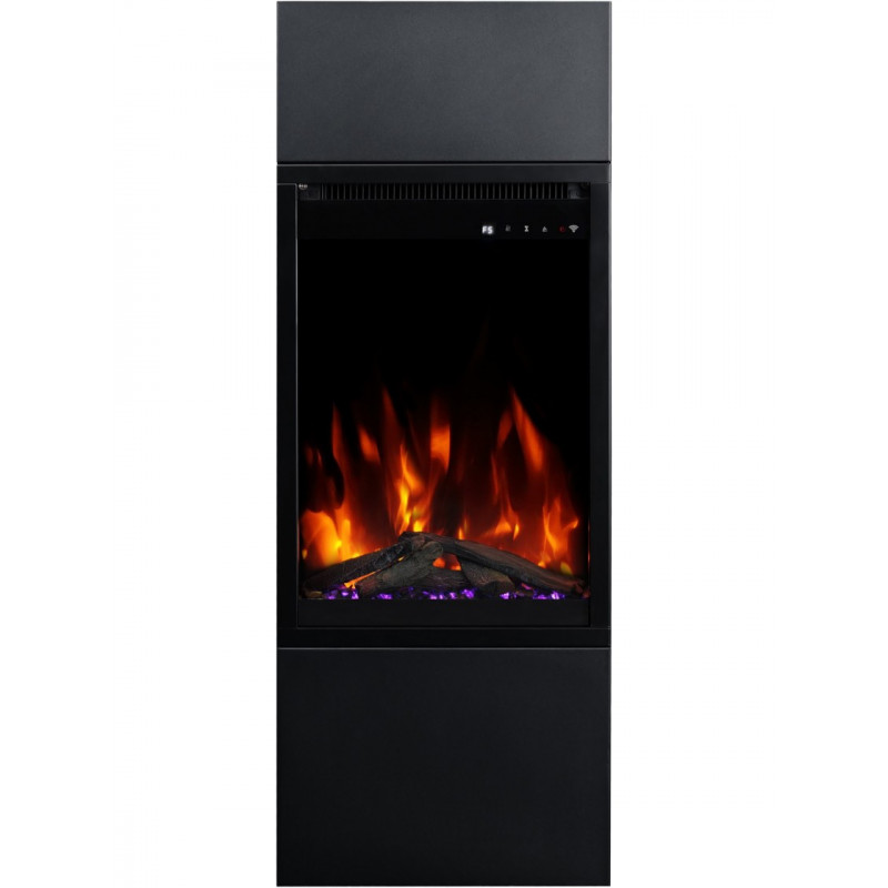 Каминокомплект ALFAMO MILOS 40 Черный + 3D 60х40