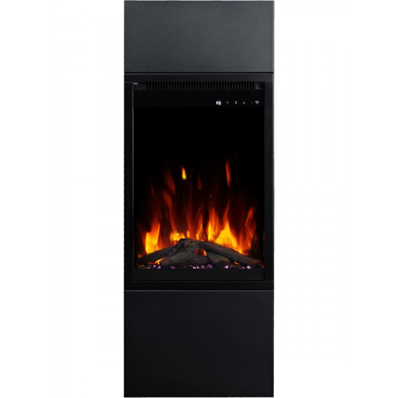 Каминокомплект ALFAMO MILOS 40 Черный + 3D 60х40