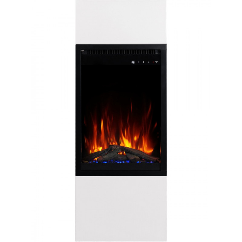Каминокомплект ALFAMO MILOS 40 Белый + 3D 60х40