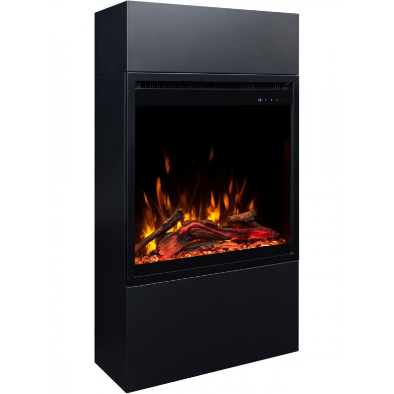 Каминокомплект ALFAMO MILOS 60 Черный + 3D 60x60
