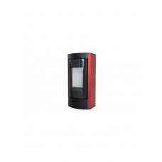 Стальная печь Defro Home ORTI Красный