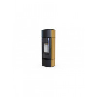 Стальная печь Defro Home ORBIS EXTENTO F Золотой