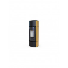 Стальная печь Defro Home ORBIS EXTENTO F Золотой