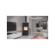 Стальная печь Defro Home QUADROOM Красный