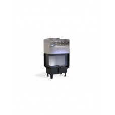 Каминная топка с водяным контуром Defro Home RIVA SM BL G SHORT