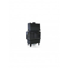 Каминная топка с водяным контуром Defro Home RIVA SM BL SHORT (черный шамот)