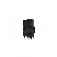 Каминная топка с водяным контуром Defro Home RIVA SM BP SHORT (черный шамот)