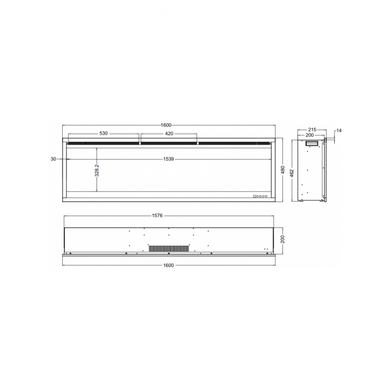 Электрокамин Aflamo ROYAL 3D 160