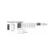 Дымовая труба DARCO (2 мм) 50 см Ø180