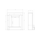 Каминокомплект Aflamo SIMPLE Орех + LED 60 3D