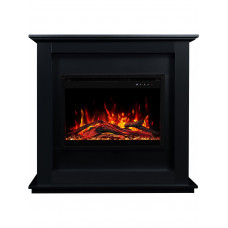 Каминокомплект AFLAMO SUND Черный + 3D 60x60
