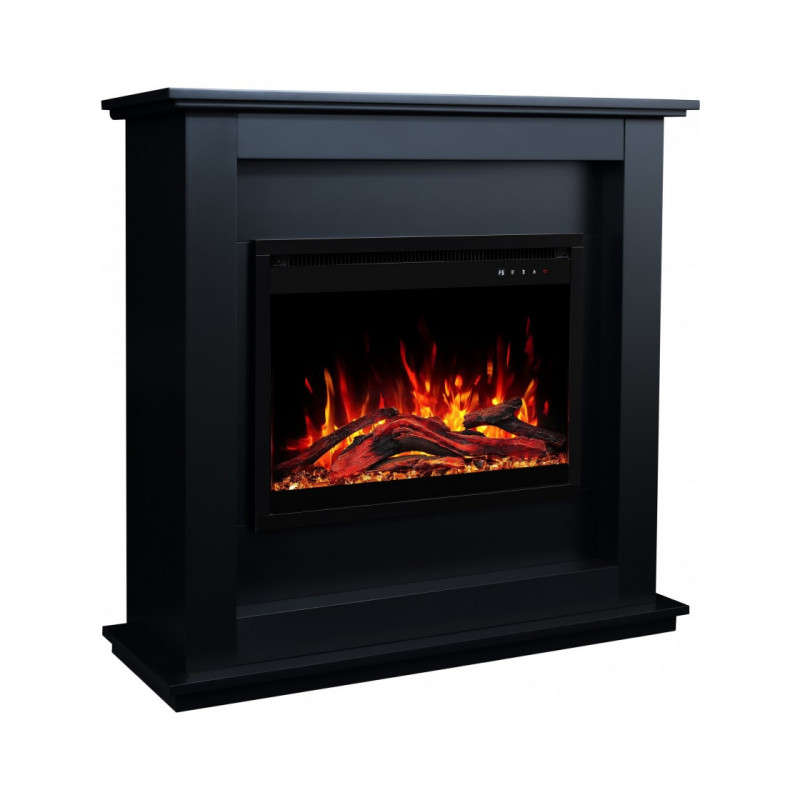 Каминокомплект AFLAMO SUND Черный + 3D 60x60