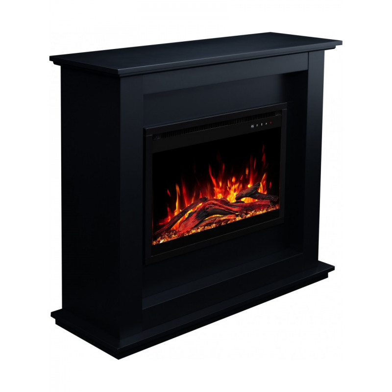 Каминокомплект AFLAMO SUND Черный + 3D 60x60
