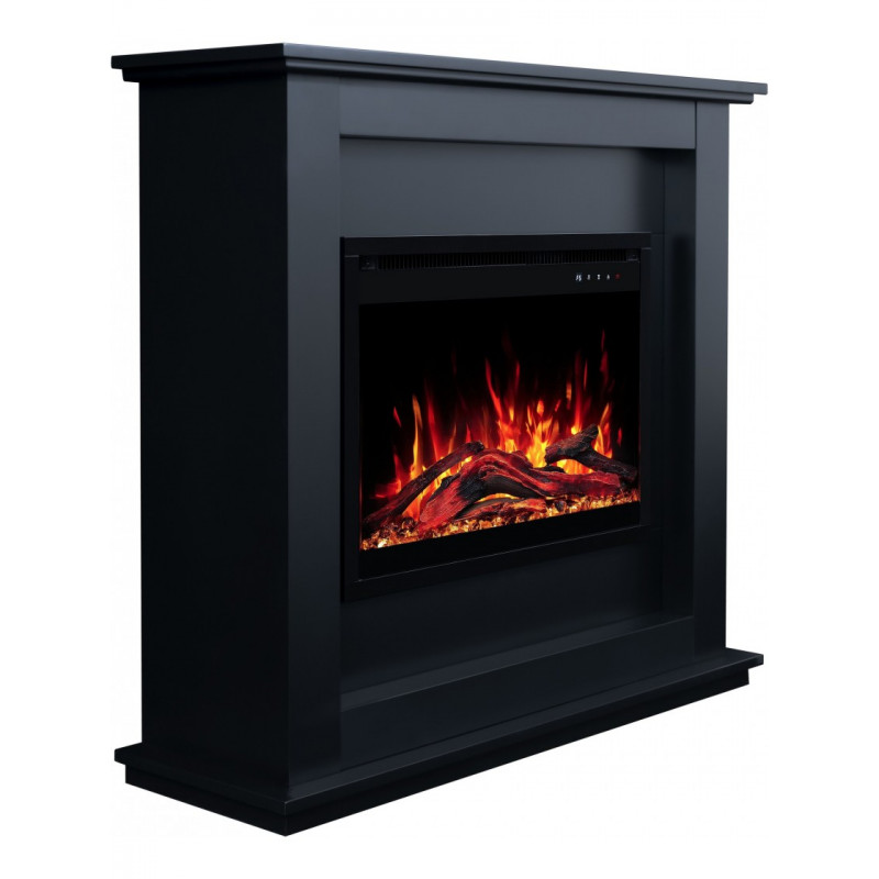 Каминокомплект AFLAMO SUND Черный + 3D 60x60