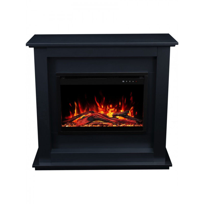 Каминокомплект AFLAMO SUND Черный + 3D 60x60