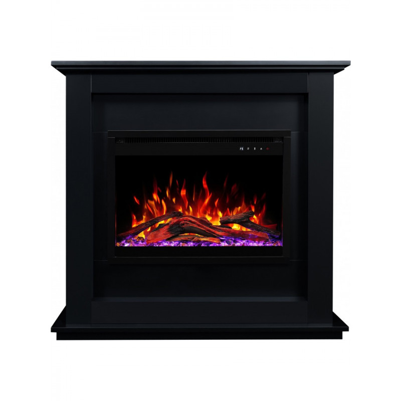 Каминокомплект AFLAMO SUND Черный + 3D 60x60