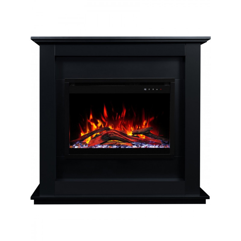 Каминокомплект AFLAMO SUND Черный + 3D 60x60