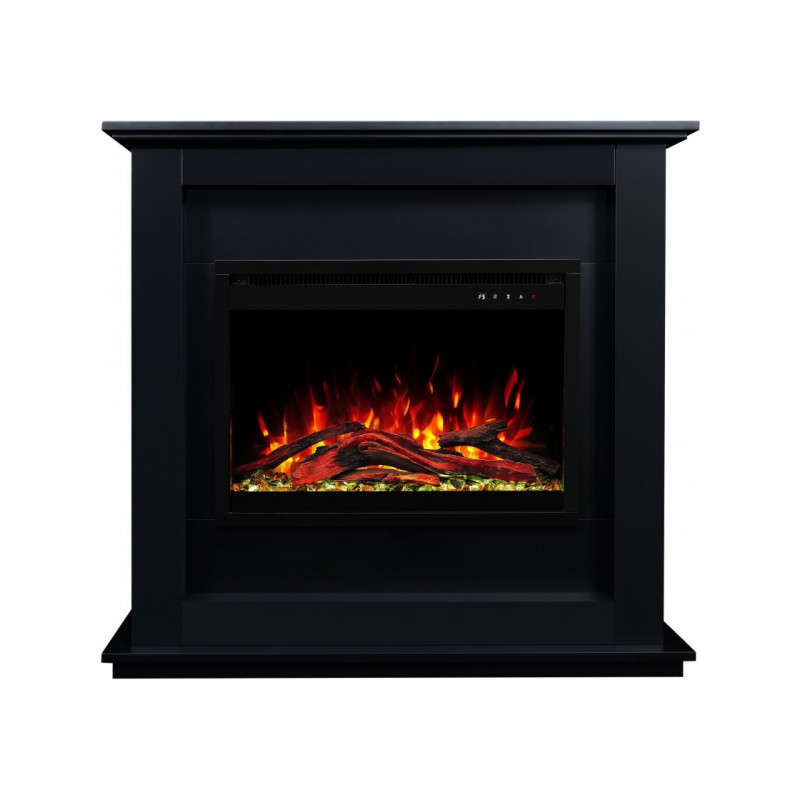 Каминокомплект AFLAMO SUND Черный + 3D 60x60