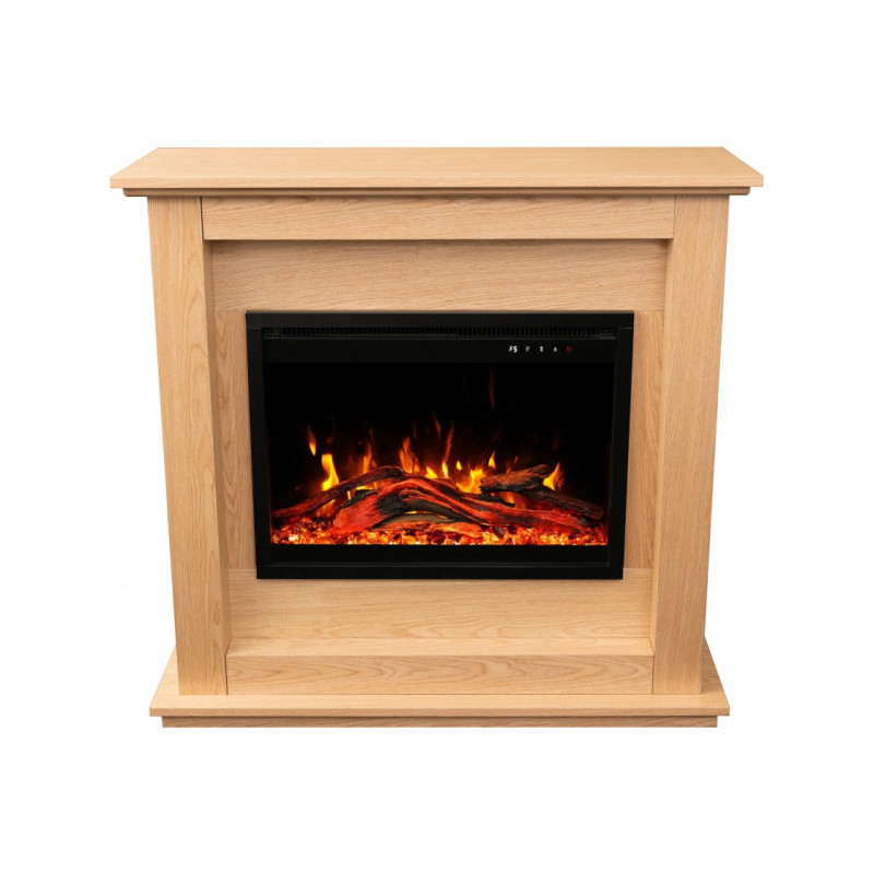Каминокомплект AFLAMO SUND Дуб + 3D 60x60