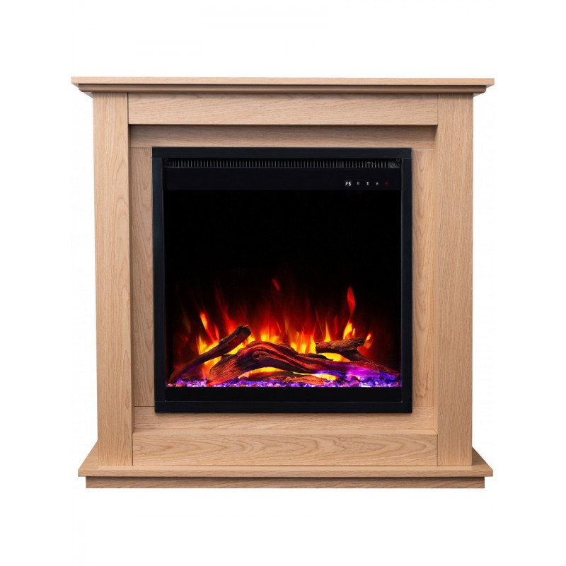 Каминокомплект AFLAMO SUND Дуб + 3D 60x60