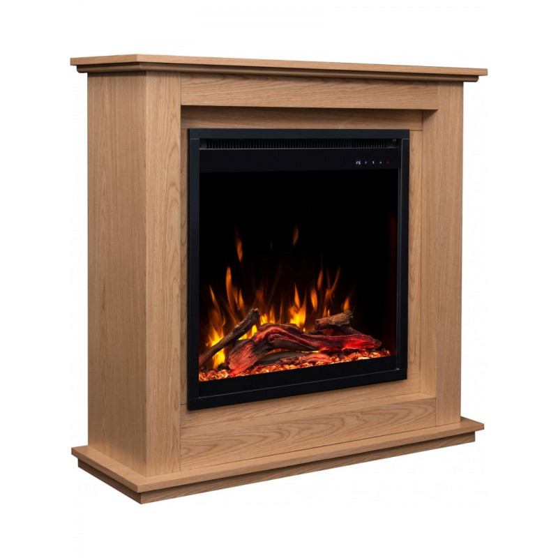 Каминокомплект AFLAMO SUND Дуб + 3D 60x60
