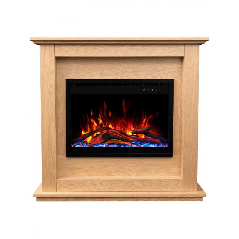 Каминокомплект AFLAMO SUND Дуб + 3D 60x60