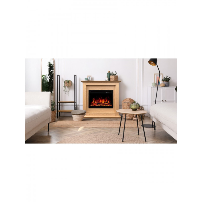 Каминокомплект AFLAMO SUND Дуб + 3D 60x60