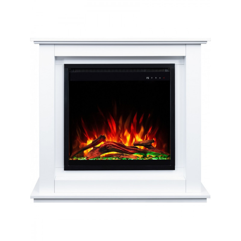 Каминокомплект AFLAMO SUND Белый + 3D 60x60