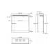 Каминокомплект AFLAMO SUND Белый + 3D 60x60