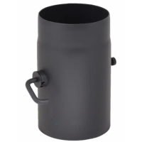 Шибер для дымохода DARCO (2 мм) Ø120 с короткой ручкой