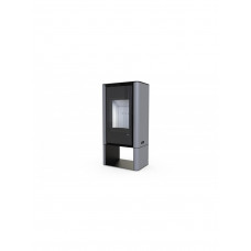 Стальная печь Defro Home SOLUM LOG Серый