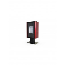 Стальная печь Defro Home SOLUM TOP Красный