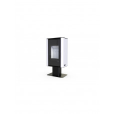 Сталева піч Defro Home SOLUM TOP Білий