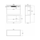 Электрокамин AFLAMO TOWER 76+STAND