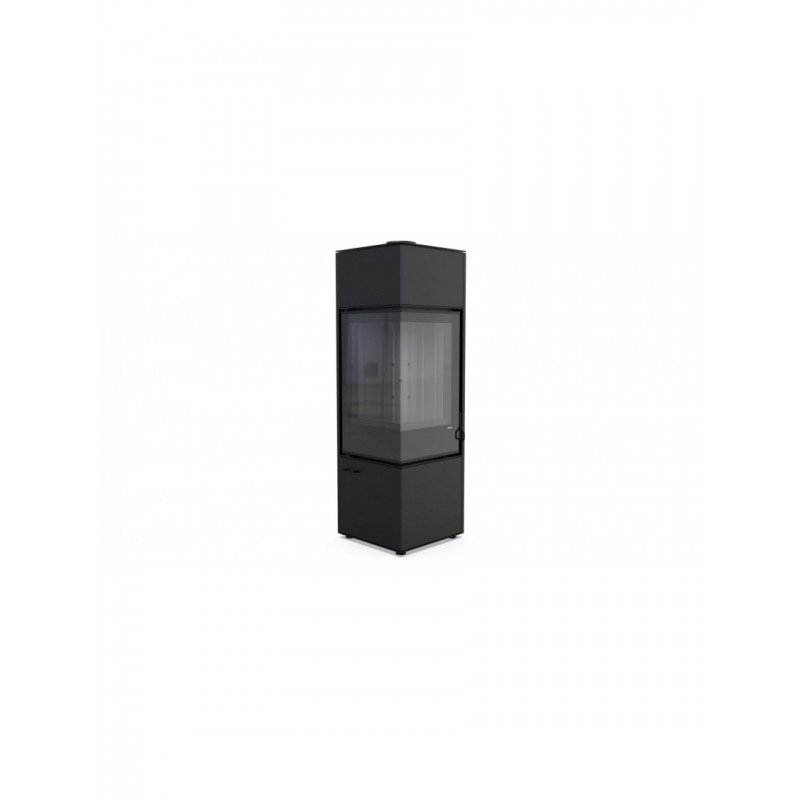 Стальная печь Defro Home QUADROOM LONG Черный