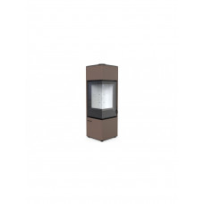 Стальная печь Defro Home QUADROOM LONG Коричневый