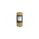 Стальная печь Defro Home QUADROOM LONG Золотой