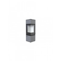 Стальная печь Defro Home QUADROOM LONG Серый