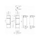 Стальная печь Defro Home QUADROOM LONG Красный