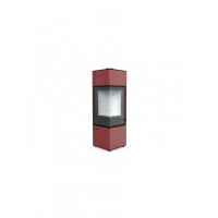 Стальная печь Defro Home QUADROOM LONG Красный