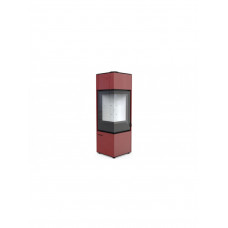 Стальная печь Defro Home QUADROOM LONG Красный