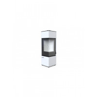 Стальная печь Defro Home QUADROOM LONG Белый