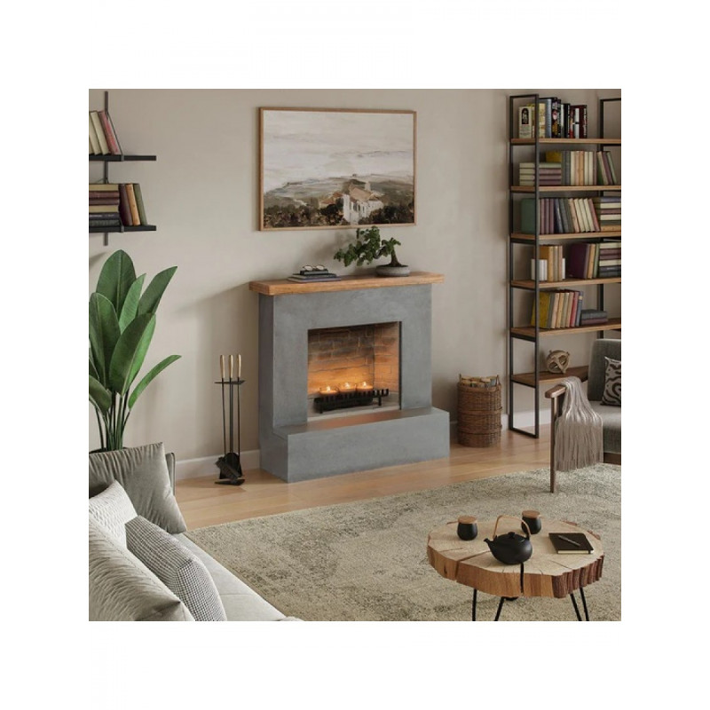 Каминокомплект Tagu ROLF ZenFlame серый