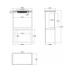 Электрокамин AFLAMO TOWER 56+STAND