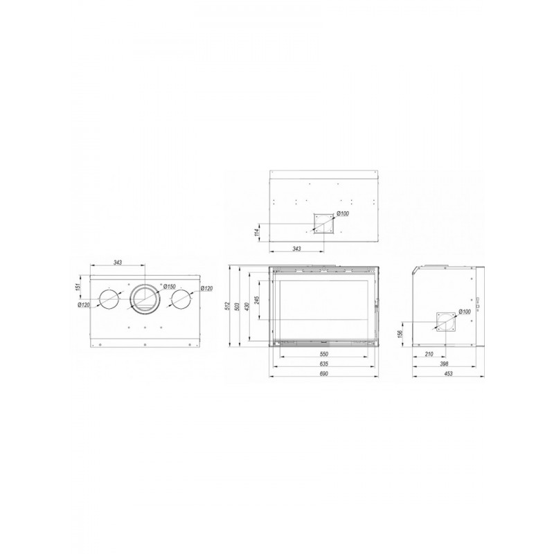 Касетна топка Defro Home CASE S