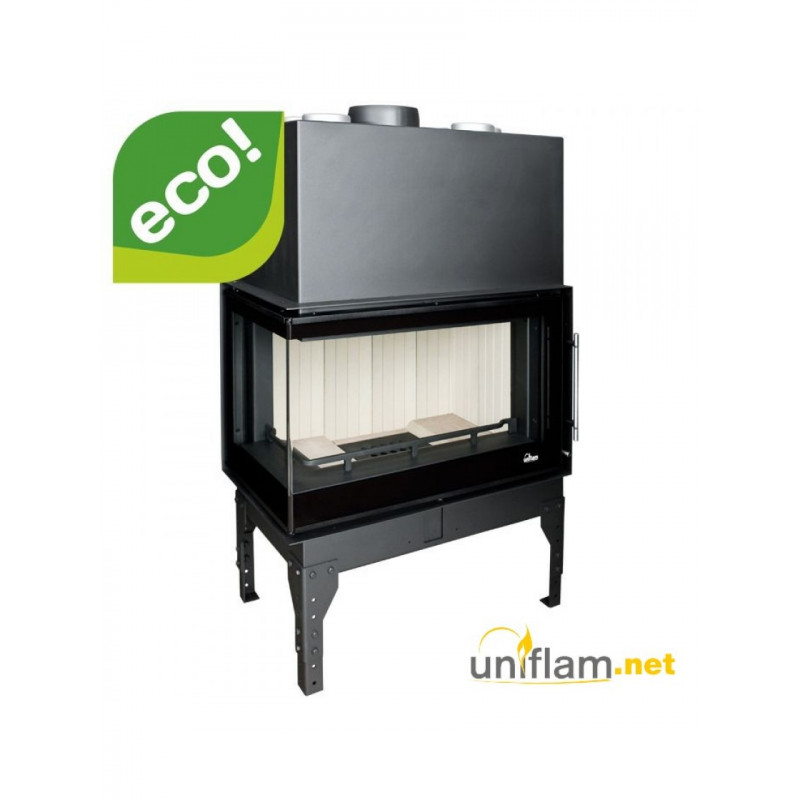 Каминная топка Uniflam 760 EVO LBS левое стекло гнутое