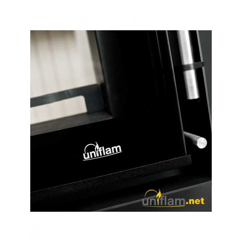 Каминная топка Uniflam 860 EVO PBS правое стекло гнутое