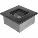 Каминная решетка Решетка черно-серебряная 11x11 Kratki